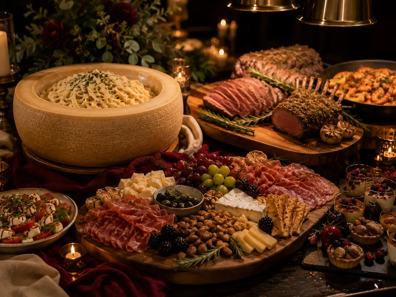 Custom catering spread built to order for an event in Las Cruces, NM